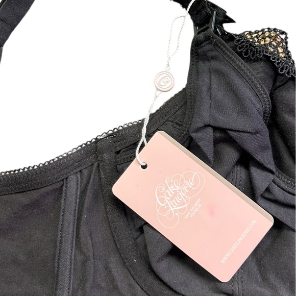 CAKE MATERNITY Honeycomb Macaroon Cotton Lined Flexible Wire Balcony Nursing Bra - Picture 9 of 9